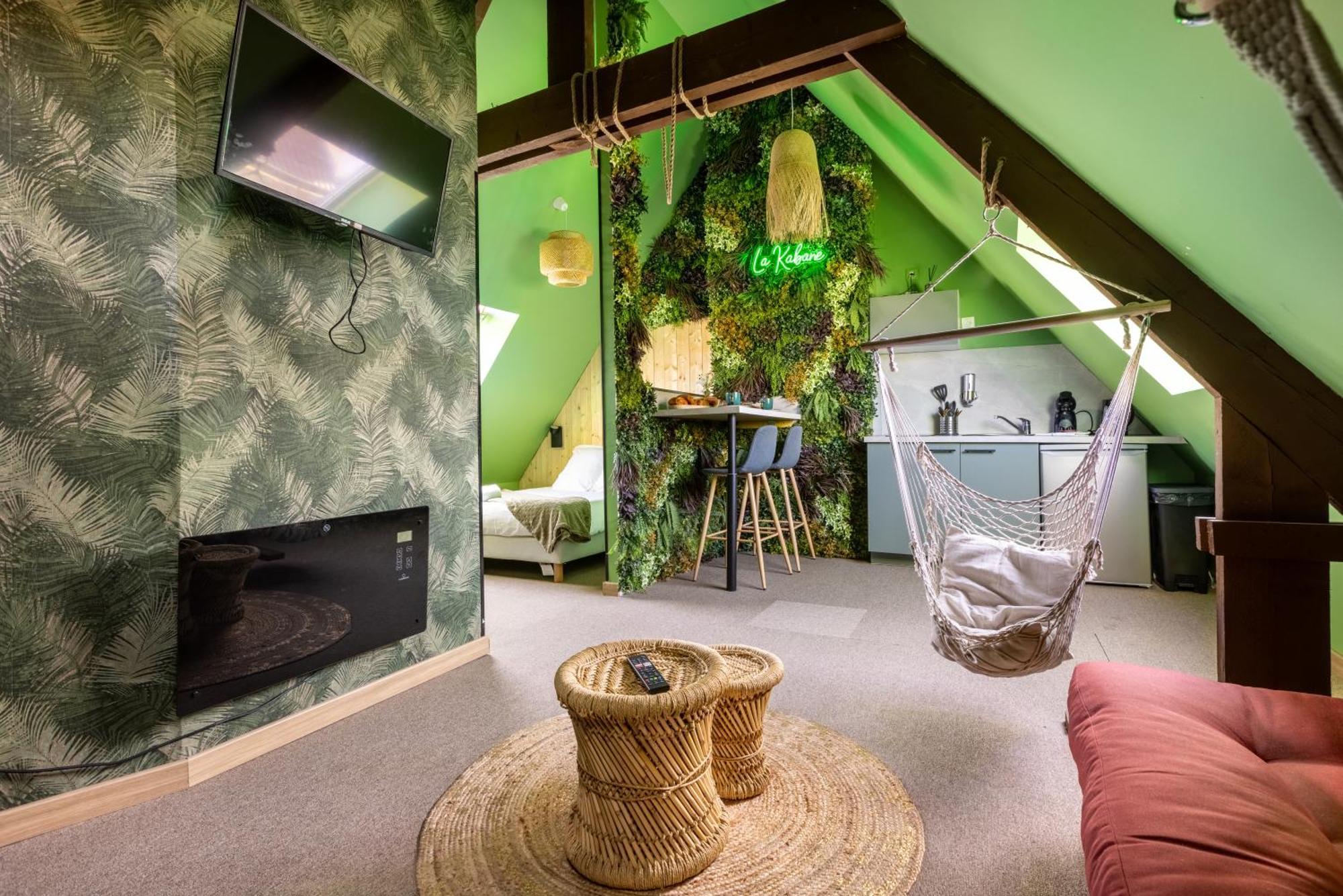 La Kabane , Appartement Proche Centre Et Plage Avec Experience Decoration Jungle Unique Le Portel Eksteriør billede